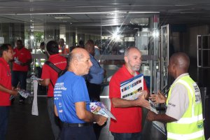 Lançamento Campanha Salarial 2017/2018 | Aeroporto Tom Jobim | Sindicato Nacional dos Aeroviários | SNA