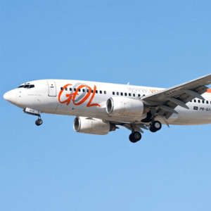 Avião da empresa aérea VRG Gol representa ação de periculosidade ganha pelo Sindicato Nacional dos Aeroviários nos aeroportos de Vitória e Florianópolis