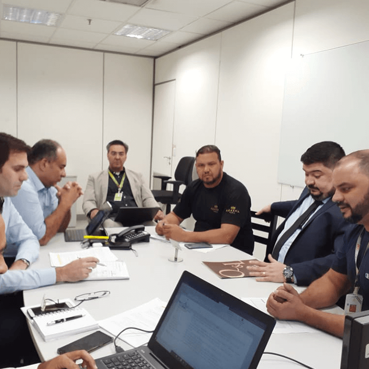 Reunião do Sindicato Nacional dos Aeroviários do Aeroporto de Brasília com a Security Sata