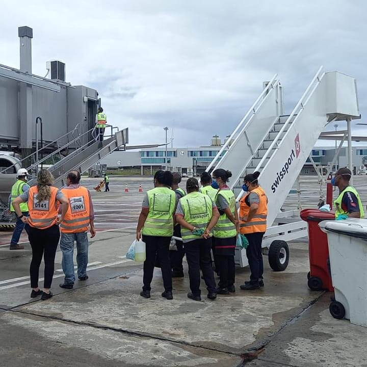 Periculosidade na Swissport | SNA acompanha perícia em Salvador | Sindicato Nacional dos Aeroviários.