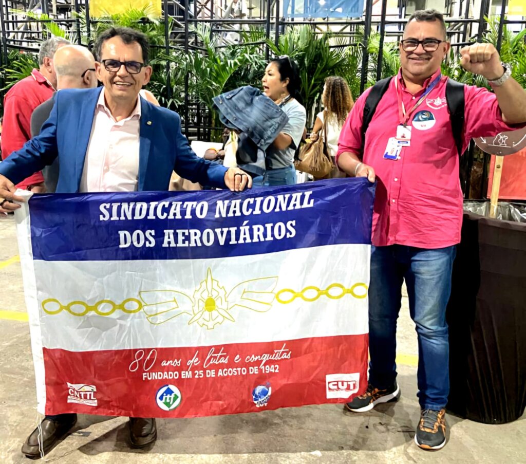 Deputado Federal Reimont, com o Luiz Pará, presidente do SNA no G20 Social no Rio de Janeiro